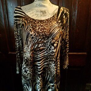 Women's Top, Animal Print